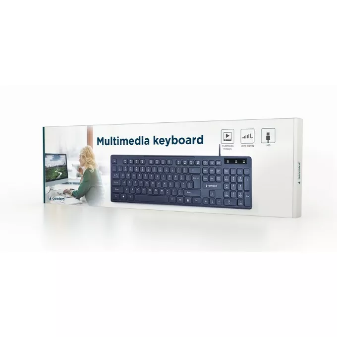 Gembird Klawiatura KB-MCH-04 układ US