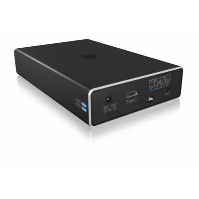 IcyBox Obudowa IB-RD2253-C31 zew. Raid dla 2,5 SATA HDD na USB 3.2 Gen 2, RAID 0,1, SINGLE, LARGE