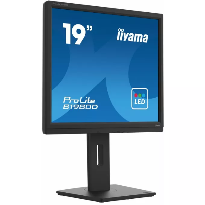 IIYAMA Monitor 19 cali B1980D-B5 DVI,VGA,PIVIOT,HAS/150mm,5:4