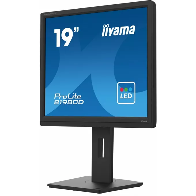 IIYAMA Monitor 19 cali B1980D-B5 DVI,VGA,PIVIOT,HAS/150mm,5:4
