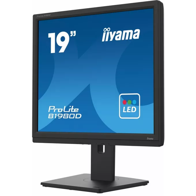 IIYAMA Monitor 19 cali B1980D-B5 DVI,VGA,PIVIOT,HAS/150mm,5:4