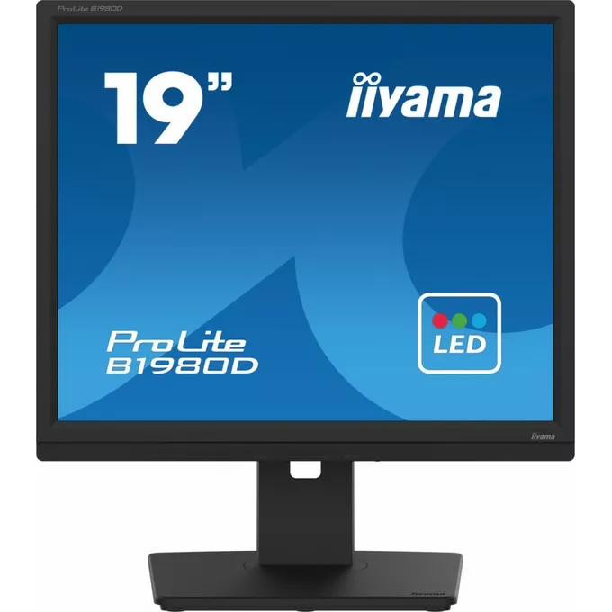 IIYAMA Monitor 19 cali B1980D-B5 DVI,VGA,PIVIOT,HAS/150mm,5:4