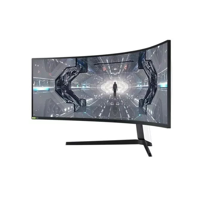 Samsung Monitor 49 cali LC49G95TSSPXEN VA 5120x1440 DQHD 32:9 super szeroki 1xHDMI 2xDP 2xUSB 3.0 1ms(GTG) HAS zakrzywiony 240Hz Gaming 2 lata d2d