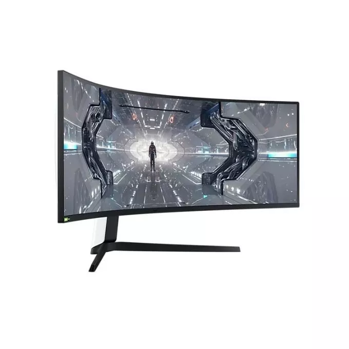 Samsung Monitor 49 cali LC49G95TSSPXEN VA 5120x1440 DQHD 32:9 super szeroki 1xHDMI 2xDP 2xUSB 3.0 1ms(GTG) HAS zakrzywiony 240Hz Gaming 2 lata d2d