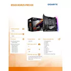 Gigabyte Płyta główna B550I AORUS PRO AX AM4 2DDR4 HDMI/DP mITX