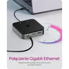 IcyBox Stacja dokująca IB-DK408-C41 7w1,HDMI, DP,USB,LAN