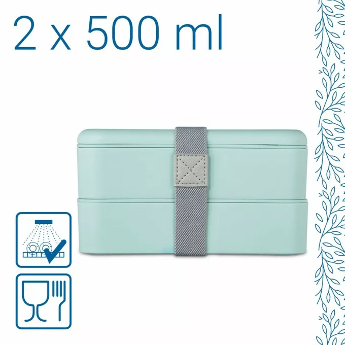 Xavax Lunchbox poziomowy Hama na żywność 500 ml TO GO