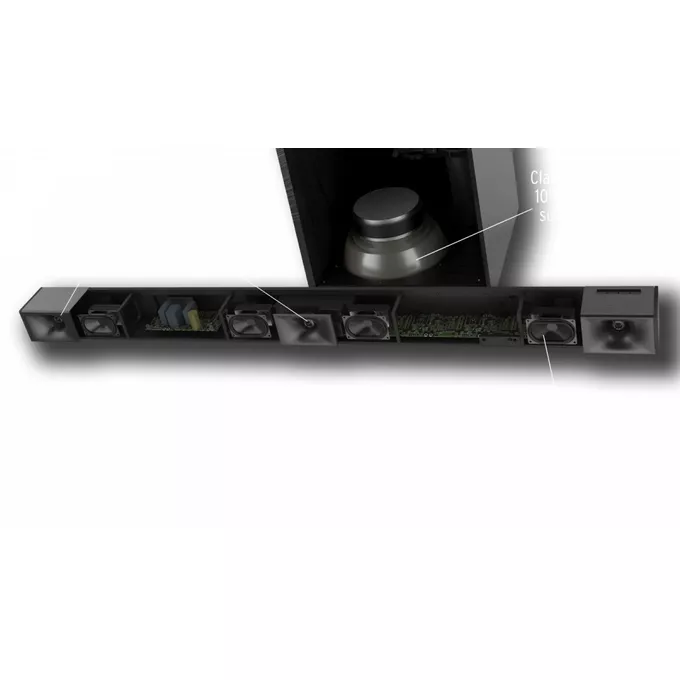 KLIPSCH Zestaw głośników CINEMA 600 black soundbar plus subwoofer