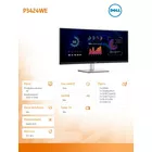 Dell Monitor zakrzywiony 34 cale P3424WE 21:9/3440x1440/IPS/USBC/RJ45/HDMI/DP/3Y