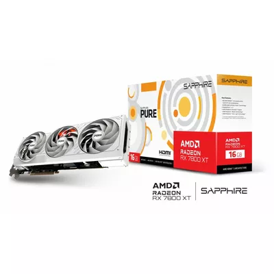 Sapphire Technology Karta graficzna RX 7800 XT PURE GAMING OC 16GB GDDR6 256bit 2DP