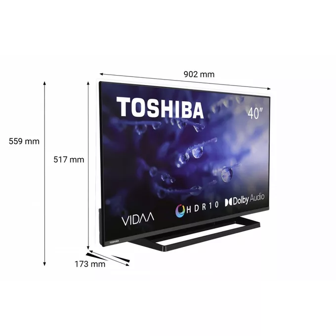 Toshiba Telewizor LED 40 cali 40LV3E63DG
