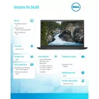 Dell Notebook Vostro 14 (3430) Win11Pro i5-1335U/8GB/256GB SSD/14.0 FHD/Intel UHD/FgrPr/Cam &amp; Mic/WLAN + BT/Backlit Kb/3 Cell/3YPS