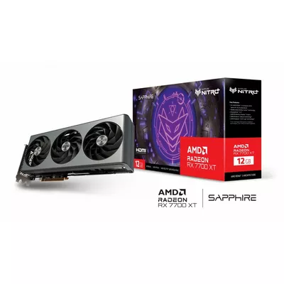 Sapphire Technology Karta graficzna Radeon RX 7700 XT NITRO+GAMING OC 12GB GDDR6 192bit 2DP