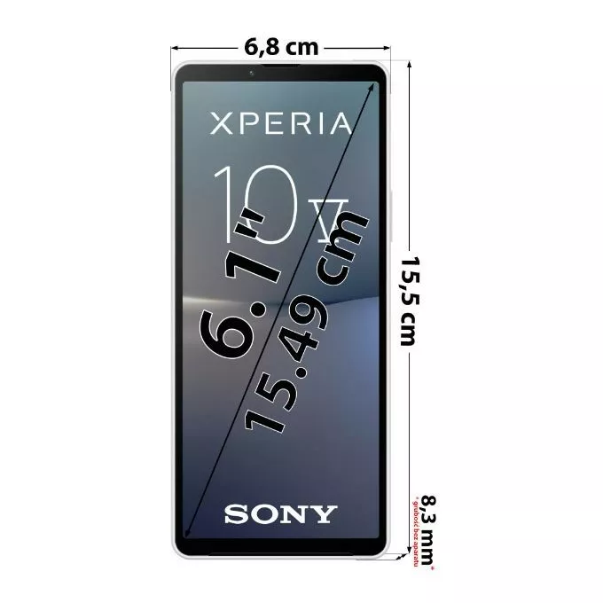 Sony Smartfon XPERIA 10 V WHITE ORANGE
