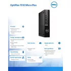 Dell Komputer Optiplex MFF Plus/Core i5-13500T/16GB/256GB SSD/Integrated/WLAN + BT/Wireless Kb &amp; Mouse/W11Pro/vPro