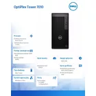 Dell Komputer Optiplex MT/Core i5-13500/8GB/256GB SSD/Integrated/DVD RW +/-8x/No Wifi/Kb/Mouse/180W/W11Pro