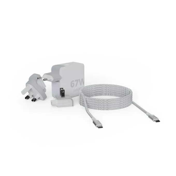 Xtorm Adapter podróżny GaN Ultra 67W wtyczki EU,US,UK + kabel USB-C PD
