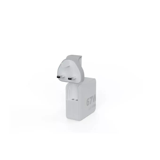 Xtorm Adapter podróżny GaN Ultra 67W wtyczki EU,US,UK + kabel USB-C PD