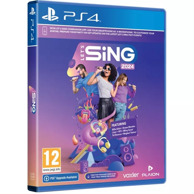 KOCH Gra PlayStation 4 Lets Sing 2024 2 mikrofony