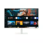 Samsung Monitor 27 cali LS27CM703UUXD VA 3840x2160 UHD 16:9 1xHDMI 2x USB 2.0 1xUSB-C (65W) WiFi/BT 4ms(GTG) głośniki płaski biały SMART 2 lata d2d
