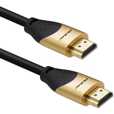 Qoltec Kabel HDMI v2.1 Ultra High Speed 8K | 60Hz | 30AWG | 1m Złoty