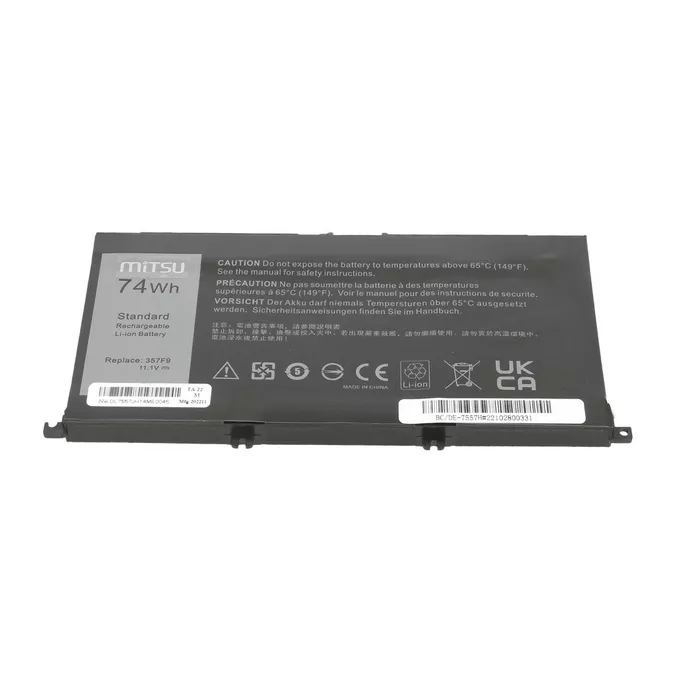 Mitsu Bateria Dell Inspiron 357F9 5577 7557 6600mAh