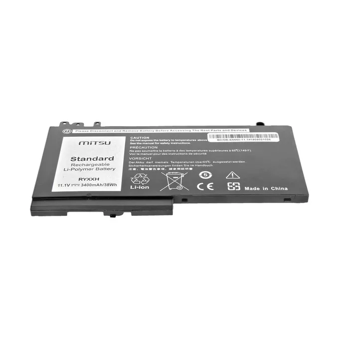 Mitsu Bateria do Dell Latitude E5450, E5550 3400 mAh (38 Wh) 10.8 - 11.1 Volt