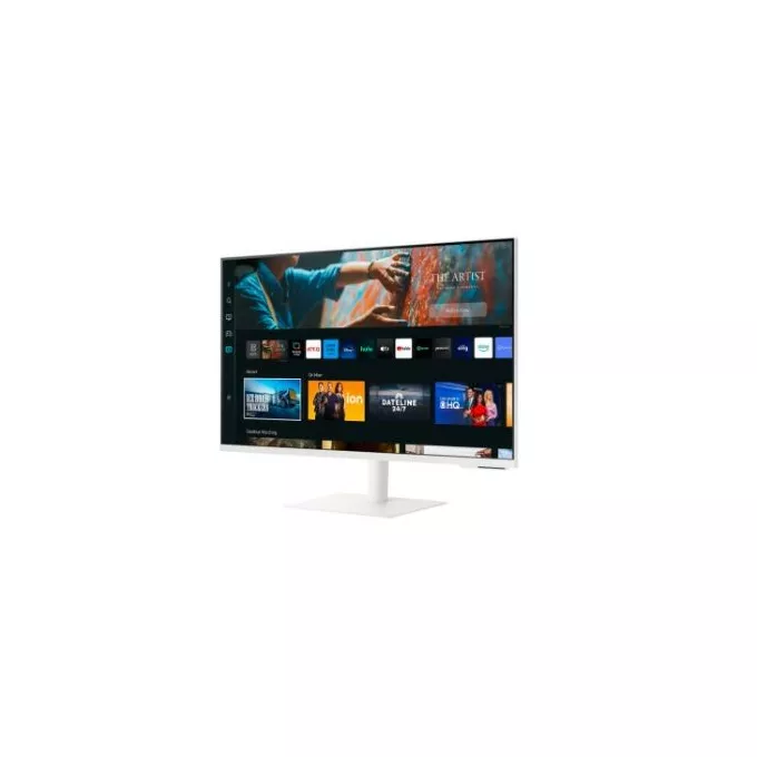 Samsung Monitor 27 cali LS27CM703UUXD VA 3840x2160 UHD 16:9 1xHDMI 2x USB 2.0 1xUSB-C (65W) WiFi/BT 4ms(GTG) głośniki płaski biały SMART 2 lata d2d