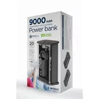 Gembird PowerBank Transparentny 9000 mAh QC3.0 Czarny