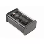 Gembird PowerBank Transparentny 9000 mAh QC3.0 Czarny