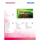 Philips Telewizor 70 cali LED 70PUS8118/12