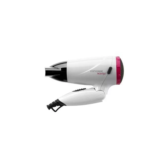 Concept Składana suszarka do włosów Beautiful VV5740 biało-różowa