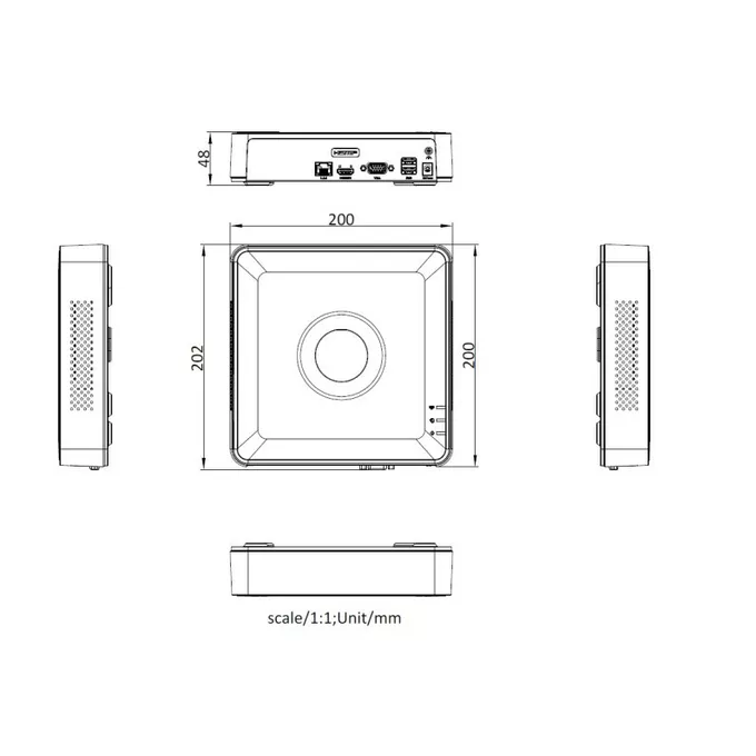 Hikvision Rejestrator IP DS-7104NI-Q1(D)
