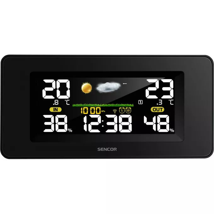 Sencor Stacja pogody SWS 5270 kolorowy wyświetlacz LCD