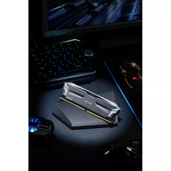 Lexar Pamięć DDR5 ARES RGB Gaming 32GB(2*16GB)/6800 czarna