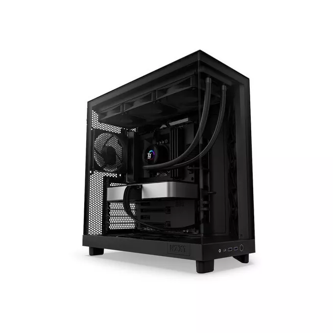 NZXT Obudowa H6 Flow z oknem Czarna