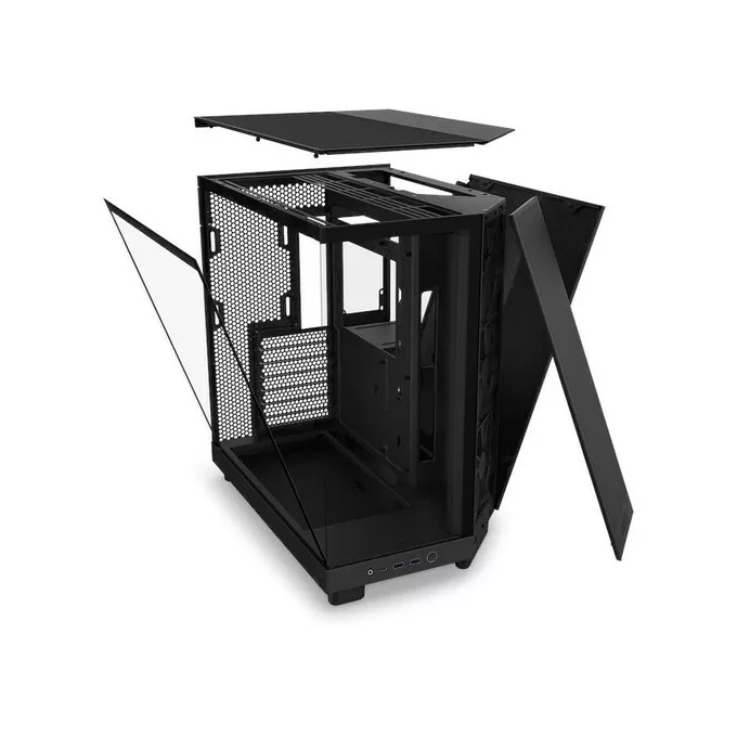 NZXT Obudowa H6 Flow z oknem Czarna