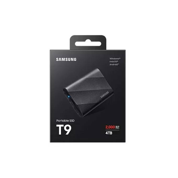 Samsung Dysk zewnętrzny SSD T9 4TB USB3.2 GEN.2 czarny