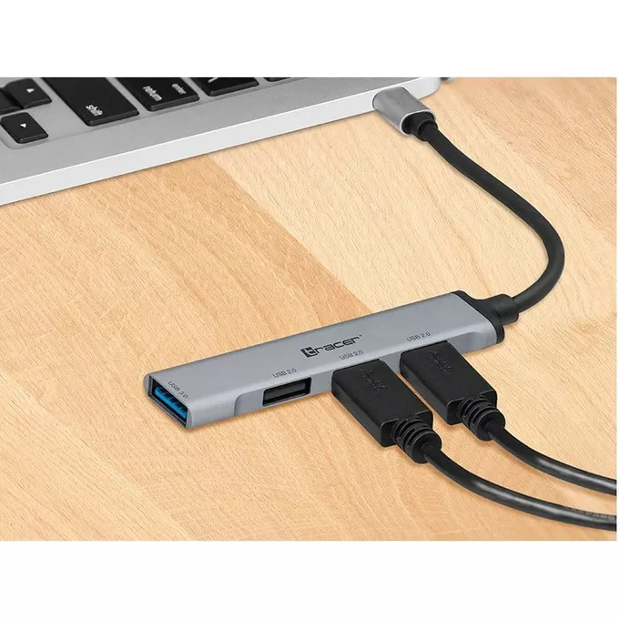 Tracer HUB USB 3.0 H40 4 ports, USB-C