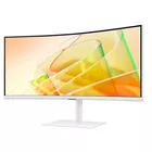 Samsung Monitor 34 cale LS34C650TAUXEN VA 3440x1440 UWQHD 21:9 1xHDMI 1xDP 2xTB 4.0 (90W/15W) 3xUSB 3.0 LAN (RJ45) 5ms 100Hz HAS+PIVOT zakrzywiony głośniki bi