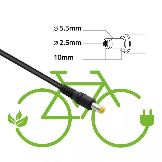 Qoltec Ładowarka do baterii roweru elektrycznego 36V | 42V | 2A |       5.5*2.5