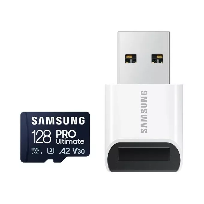 Samsung Karta pamięci microSD MB-MY128SB/WW Pro Ultimate 128GB + czytnik