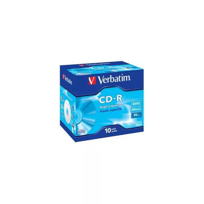 Verbatim CD-R 40x 80MB 10P JC Extra Protection 43428