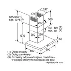 Bosch Okap kominowy DWB66BC60 czarny