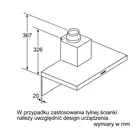 Bosch Okap kominowy DWB66BC60 czarny