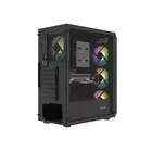 Natec Obudowa Fury Shobo SH4F RGB Midi Tower z oknem Czarna