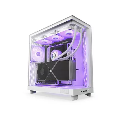 NZXT Obudowa H6 Flow RGB z oknem Biała