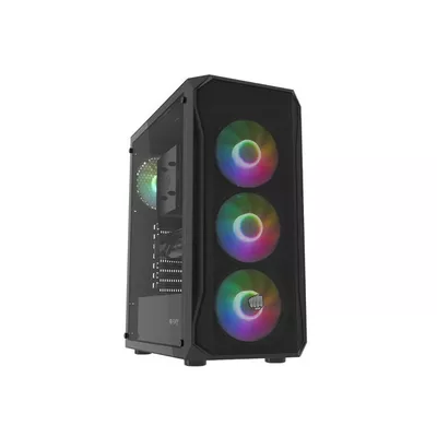 Natec Obudowa Fury Shobo SH4F RGB Midi Tower z oknem Czarna