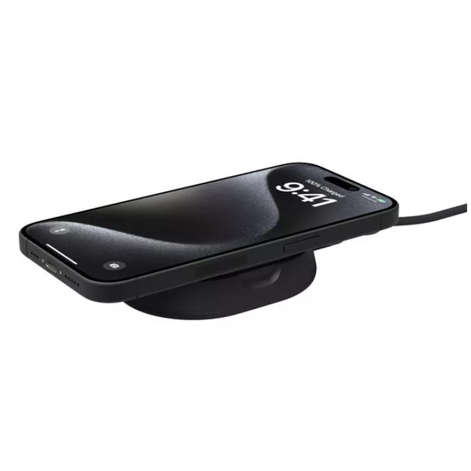 Belkin Ładowarka magnetyczna BoostCharge Qi2 15W czarna bez PSU