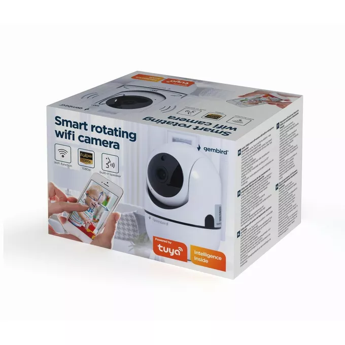 Gembird Smart-kamera obrotowa 1080p Wi-Fi TUYA